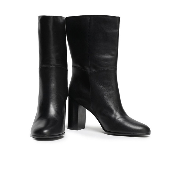 Maje Foxy Leather Fold Over Boots NWOT - Picture 1 of 8